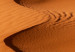 Wall Poster Sandy Shapes - orange-brown desert landscape in Morocco 116515 additionalThumb 8