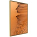 Wall Poster Sandy Shapes - orange-brown desert landscape in Morocco 116515 additionalThumb 14