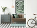 Wall Poster Beautiful Succulent - Scandinavian plant composition with green leaves 117115 additionalThumb 4
