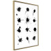 Wall Poster Twelve Spots - simple black and white composition in ink blots 117915 additionalThumb 12