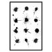 Wall Poster Twelve Spots - simple black and white composition in ink blots 117915 additionalThumb 18