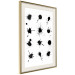 Wall Poster Twelve Spots - simple black and white composition in ink blots 117915 additionalThumb 2