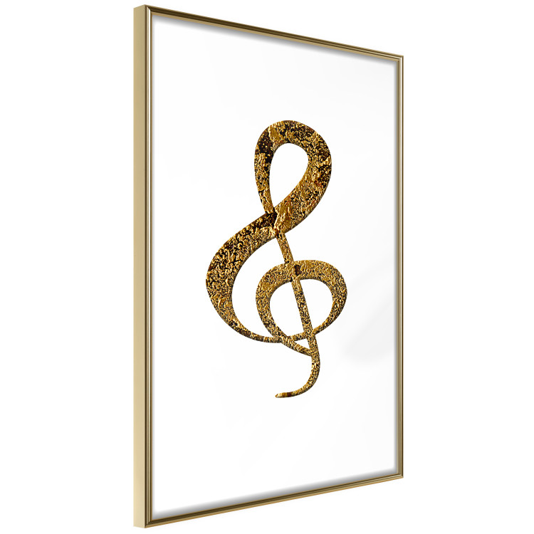 Wall Poster Violin Clef - musical composition with a graphic symbol on white 118315 additionalImage 8