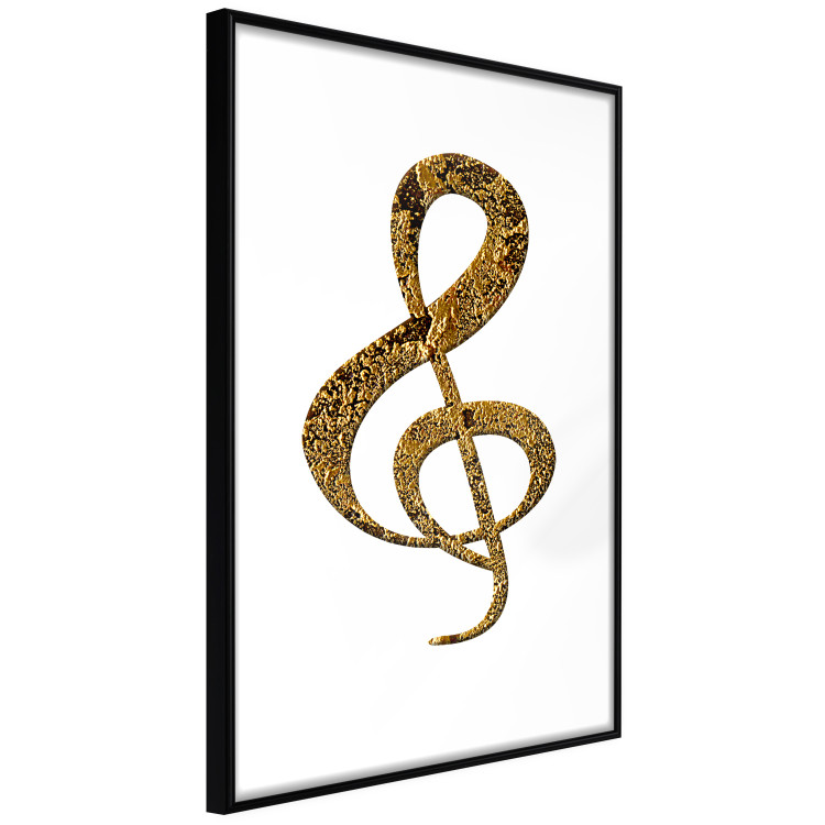 Wall Poster Violin Clef - musical composition with a graphic symbol on white 118315 additionalImage 10