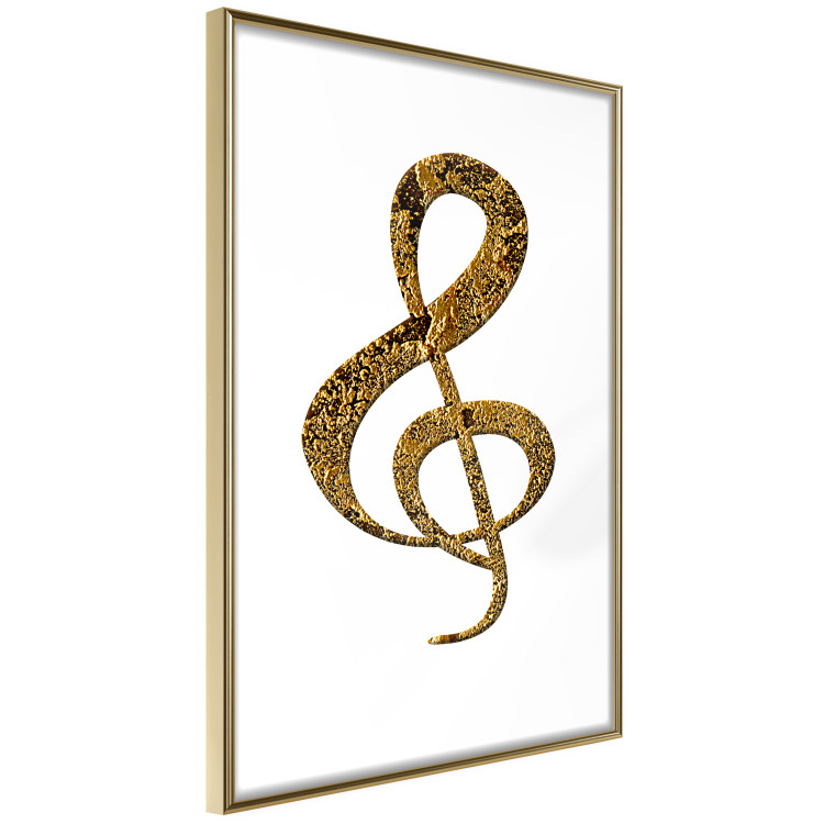 Wall Poster Violin Clef - musical composition with a graphic symbol on white 118315 additionalImage 12