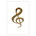Wall Poster Violin Clef - musical composition with a graphic symbol on white 118315 additionalThumb 19