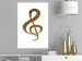 Wall Poster Violin Clef - musical composition with a graphic symbol on white 118315 additionalThumb 23