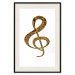 Wall Poster Violin Clef - musical composition with a graphic symbol on white 118315 additionalThumb 18