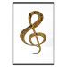 Wall Poster Violin Clef - musical composition with a graphic symbol on white 118315 additionalThumb 24