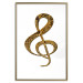 Wall Poster Violin Clef - musical composition with a graphic symbol on white 118315 additionalThumb 20