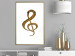Wall Poster Violin Clef - musical composition with a graphic symbol on white 118315 additionalThumb 15