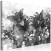 Canvas Print Charm of Flowers (1-part) - Elegance in Black and White Colors 118415 additionalThumb 2
