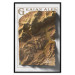 Wall Poster Isometric Map: Graian Alps - composition with golden mountains and texts 118515 additionalThumb 20