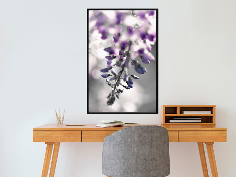 Poster Purple Bluebells - botanical composition with delicate purple flowers 121615 additionalImage 5