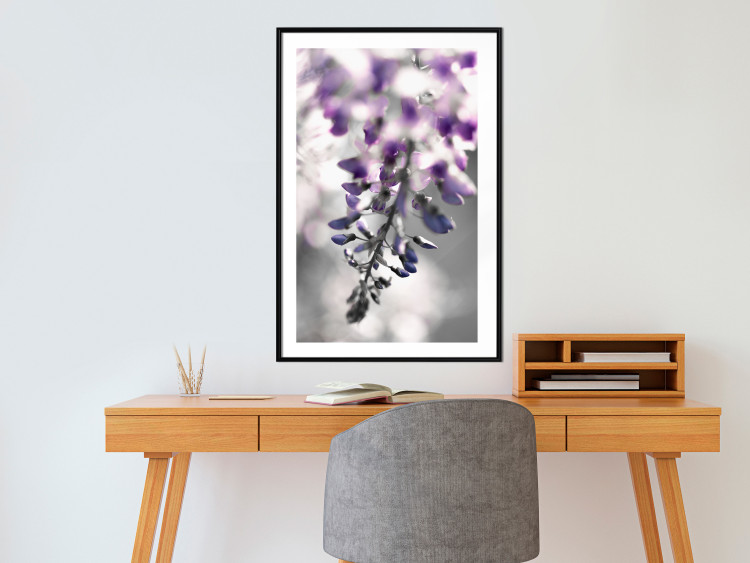 Poster Purple Bluebells - botanical composition with delicate purple flowers 121615 additionalImage 6