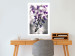 Poster Purple Bluebells - botanical composition with delicate purple flowers 121615 additionalThumb 2