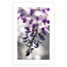 Poster Purple Bluebells - botanical composition with delicate purple flowers 121615 additionalThumb 25