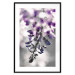 Poster Purple Bluebells - botanical composition with delicate purple flowers 121615 additionalThumb 15