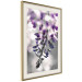 Poster Purple Bluebells - botanical composition with delicate purple flowers 121615 additionalThumb 2