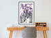 Poster Purple Bluebells - botanical composition with delicate purple flowers 121615 additionalThumb 4