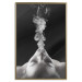 Wall Poster Smoke Cloud - black and white female face with smoke coming out of mouth 123615 additionalThumb 18
