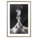 Wall Poster Smoke Cloud - black and white female face with smoke coming out of mouth 123615 additionalThumb 20