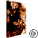 Canvas Autumn floral composition - floristic motif in sepia and white 123915 additionalThumb 6