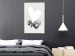 Wall Poster Our Space - black and white clasped hands forming a heart 125415 additionalThumb 5