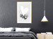 Wall Poster Our Space - black and white clasped hands forming a heart 125415 additionalThumb 13