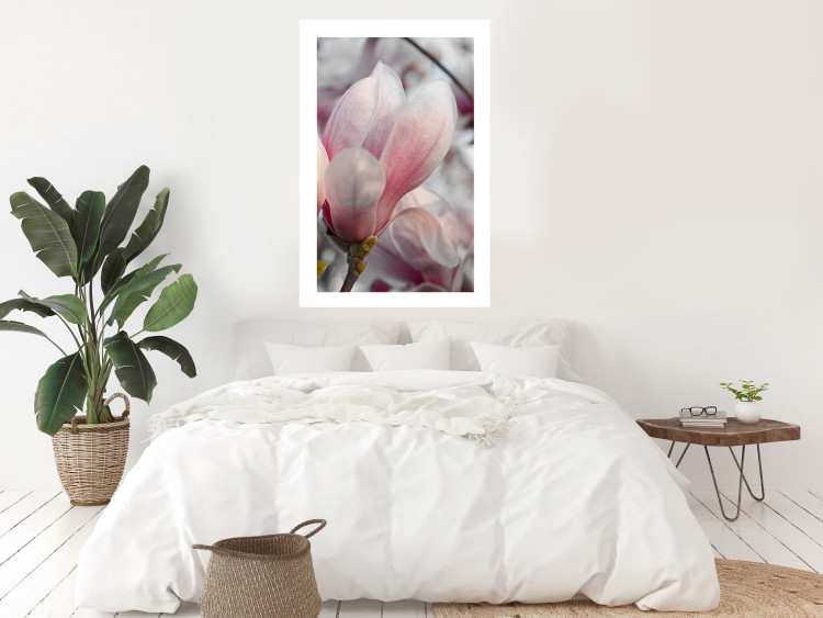 Poster Harbinger of Spring - spring plant with delicately pink flower 126215 additionalImage 2