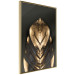 Wall Poster Pharaoh's Gold - golden abstract figure on solid black background 128015 additionalThumb 10