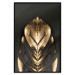 Wall Poster Pharaoh's Gold - golden abstract figure on solid black background 128015 additionalThumb 16