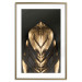 Wall Poster Pharaoh's Gold - golden abstract figure on solid black background 128015 additionalThumb 14