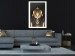Wall Poster Pharaoh's Gold - golden abstract figure on solid black background 128015 additionalThumb 18