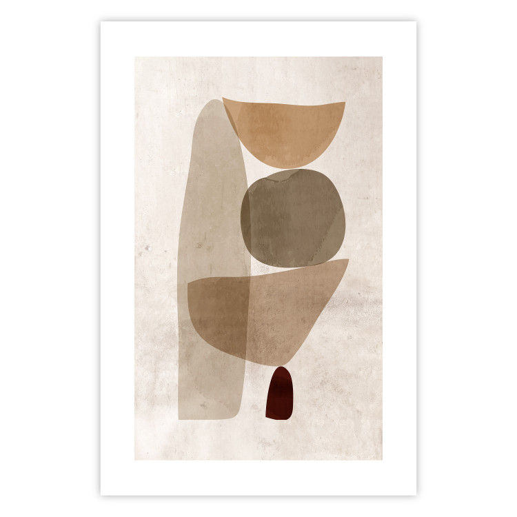 Wall Poster Boundary of Balance - abstract composition with geometric figures 130515 additionalImage 25