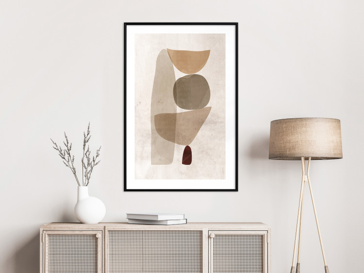 Wall Poster Boundary of Balance - abstract composition with geometric figures 130515 additionalImage 23