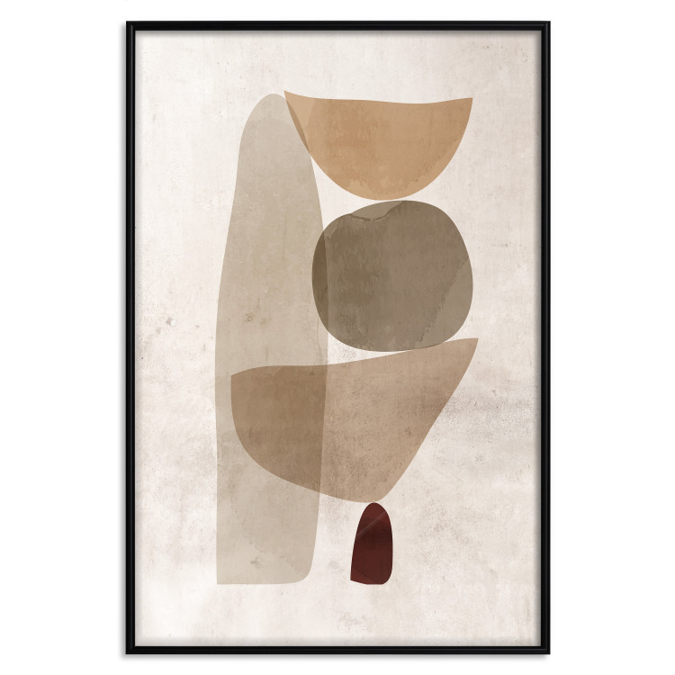 Wall Poster Boundary of Balance - abstract composition with geometric figures 130515 additionalImage 16