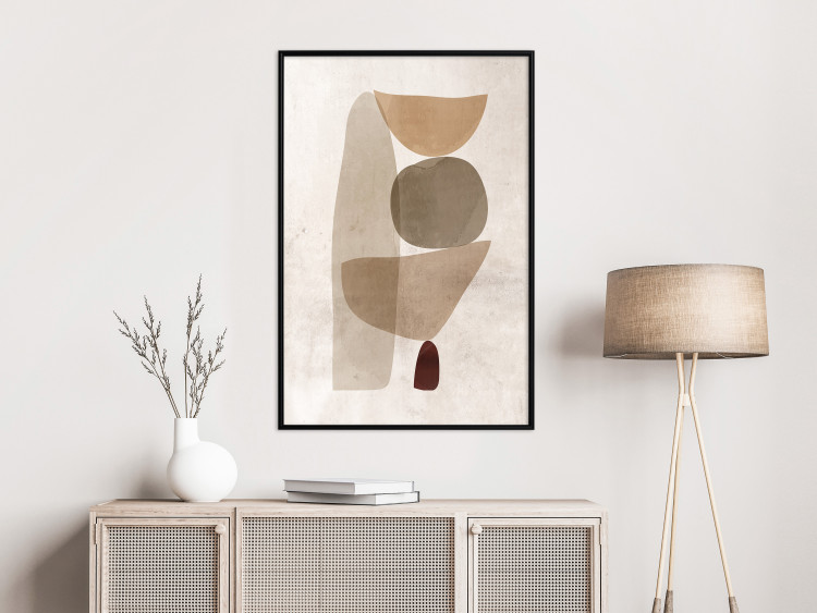 Wall Poster Boundary of Balance - abstract composition with geometric figures 130515 additionalImage 6