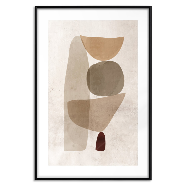 Wall Poster Boundary of Balance - abstract composition with geometric figures 130515 additionalImage 15
