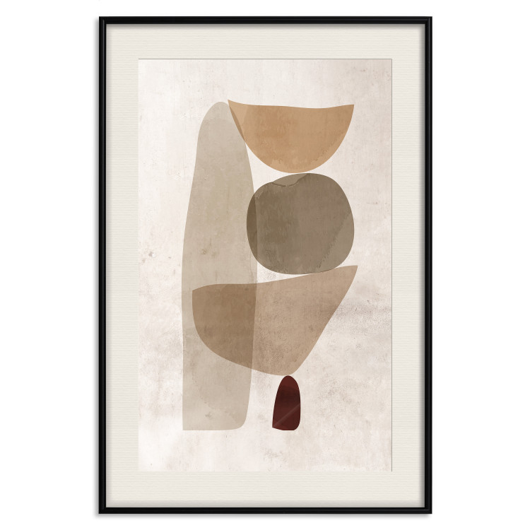 Wall Poster Boundary of Balance - abstract composition with geometric figures 130515 additionalImage 19