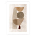 Wall Poster Boundary of Balance - abstract composition with geometric figures 130515 additionalThumb 25