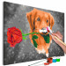 Paint by number Dog With Rose  132315 additionalThumb 3