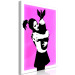 Canvas Bomb Hug (1-piece) Vertical - street art of a woman with a bomb 132415 additionalThumb 2
