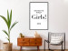 Wall Poster Who Run The World? Girls! - black English quotes in the form of a citation 134215 additionalThumb 6