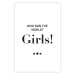 Wall Poster Who Run The World? Girls! - black English quotes in the form of a citation 134215 additionalThumb 25