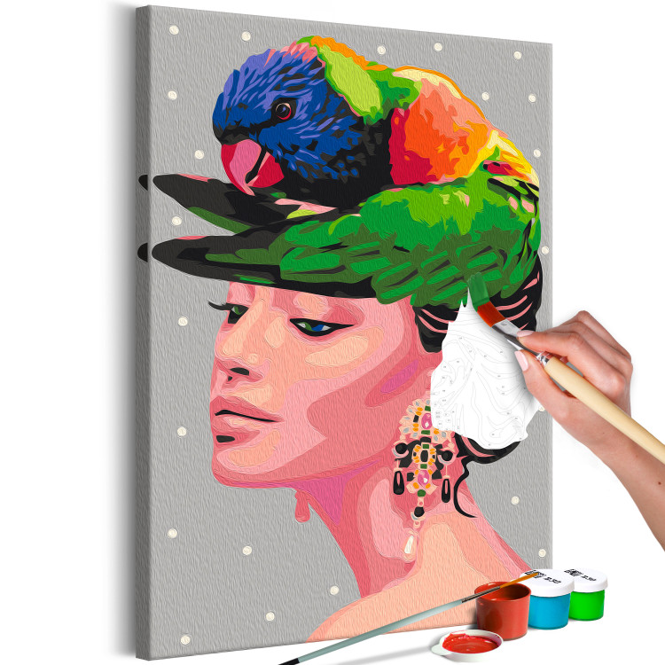 Paint by number Parrot on the Head 135315 additionalImage 3
