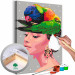 Paint by number Parrot on the Head 135315