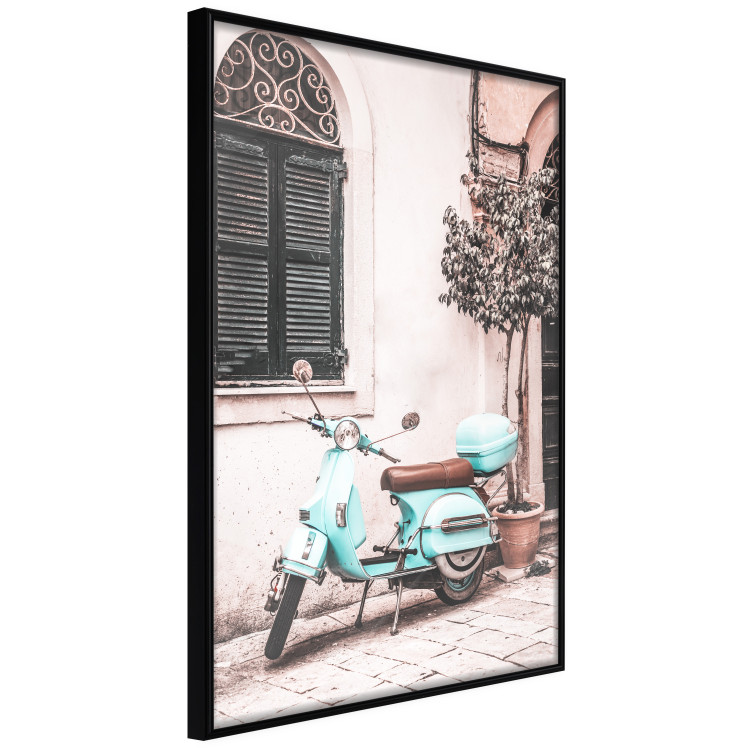 Poster Iconic Vespa - automotive composition against the backdrop of an Italian city street 135915 additionalImage 10