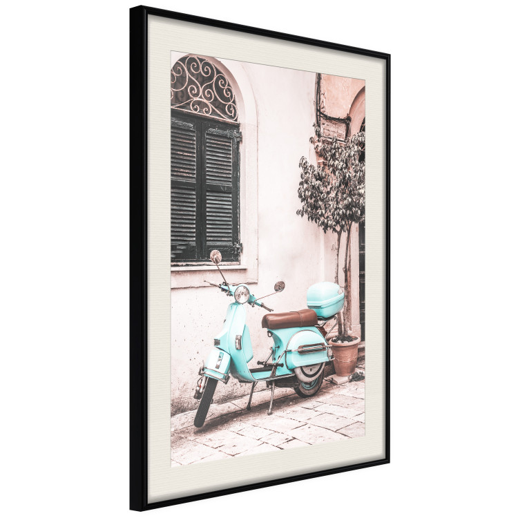 Poster Iconic Vespa - automotive composition against the backdrop of an Italian city street 135915 additionalImage 8