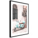 Poster Iconic Vespa - automotive composition against the backdrop of an Italian city street 135915 additionalThumb 5